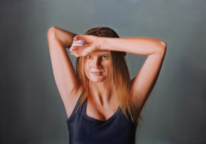 Lisa, oil on canvas by Gennaro Santaniello