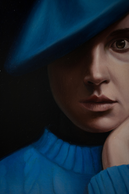 Gennaro Santaniello – Blue portrait detail 2