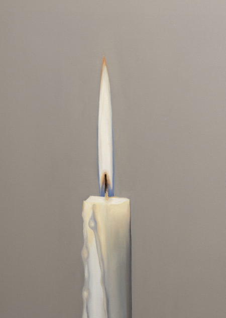 Gennaro Santaniello – Tribute Gerhard Richter – candle – detail2