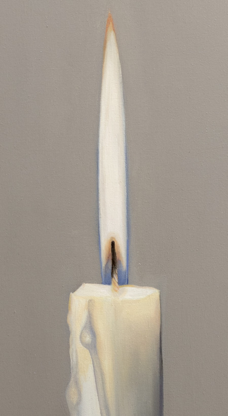 Gennaro Santaniello – Tribute Gerhard Richter – candle – detail3