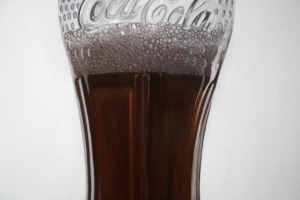 Coca Cola Glass detail 2