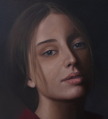 portrait of woman detail 3 Gennaro Santaniello