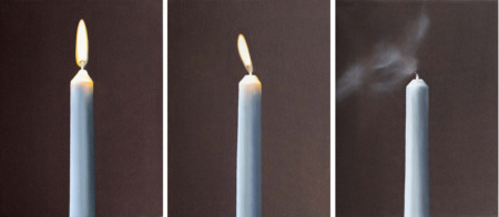 Gennaro Santaniello – candle triptych