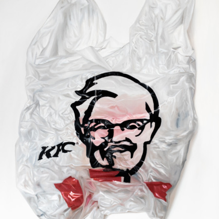 GENNARO SANTANIELLO KFC PLASTIC BAG